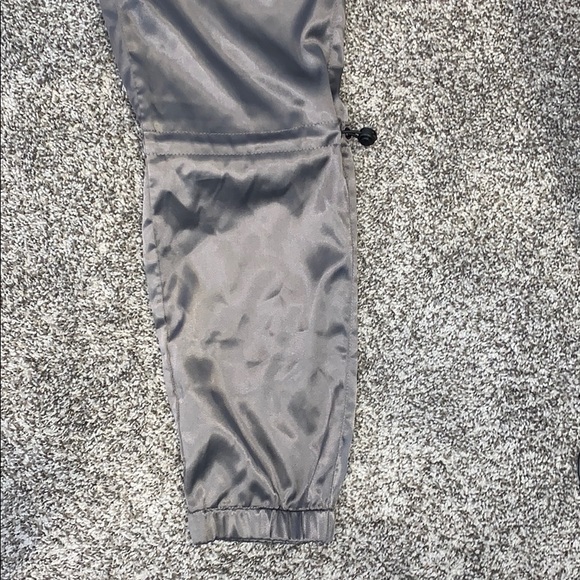 ASOS Slim Cargo Pants in Gray with Black Trims - Picture 4 of 5